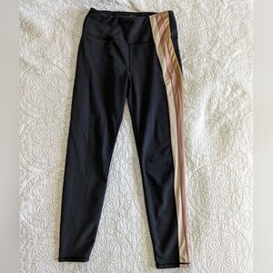 IVL Collective shimmer stripe leggings